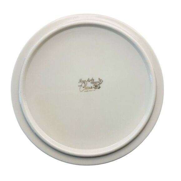 Vintage Fine Arts Floral Daisies Hand Painted Ashtray or Trinket Dish Made in US - Picture 2 of 5